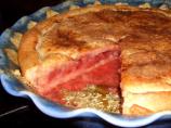 Rhubarb Scone Cake
