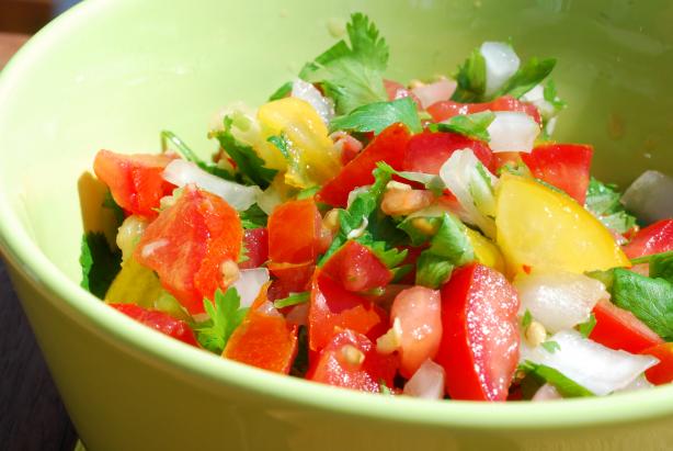 Salsa Cruda / Pico De Gallo. Photo by Katzen