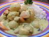 Scallops & Mushrooms  in Sour Cream