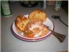 Easy Chicken and Pasta Parmesan. Recipe by Gregg
