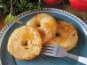 Apple Fritters With Cinnamon Sugar and Caramel Sauce