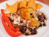 Layered Black Bean Dip. Recipe by Starrynews