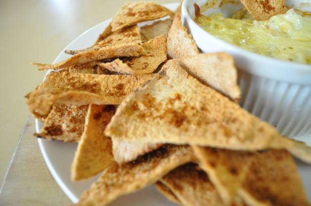 Spicy Whole Wheat Pita Chips. Photo by I'mPat