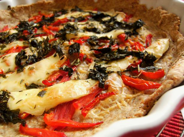 Tomato and Camembert Tart. Photo by Lalaloula