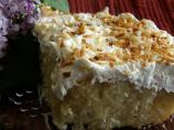 Cream of Coconut Poke Cake