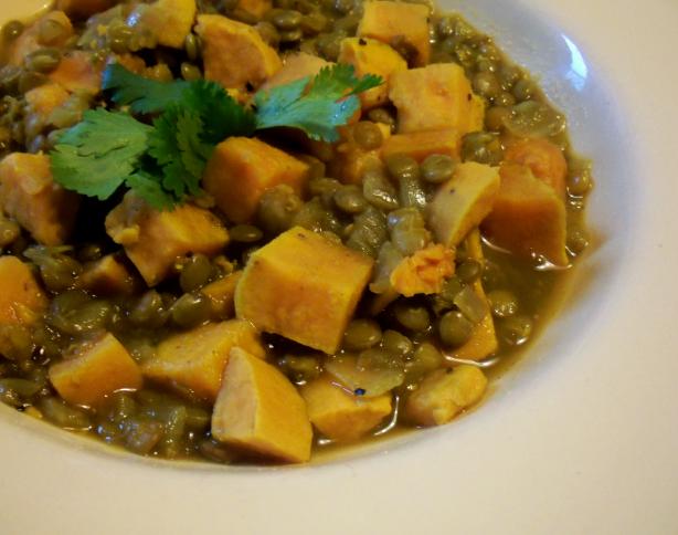 Lentils With Sweet Potatoes. Photo by *Parsley*