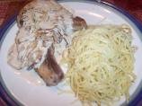 Pork Chop Saute With Caramelized Onions and Balsamic Dijon Cream. Photo by ARathkamp