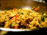 Mushroom Pineapple Fried Brown Rice With Tempeh