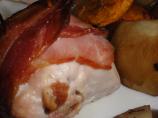 Bacon Wrapped, Cheese Stuffed Chicken! Yum Yum. Photo by djmastermum