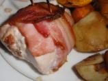 Bacon Wrapped, Cheese Stuffed Chicken! Yum Yum. Photo by djmastermum