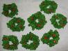 Christmas Holly Wreath Clusters