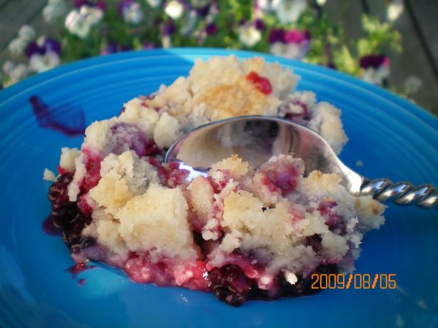 Mean Chef's Blackberry Cobbler. Photo by CoffeeB