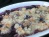 Blueberry and Apple Crumble/Cobbler With Blue Cheese. Recipe by Diana #2