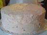 Vanilla Cake With Strawberry Cream Frosting