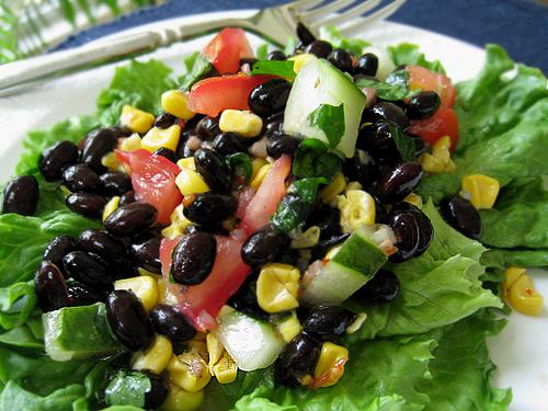 Black Bean Salad. Photo by Caroline Cooks