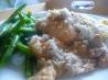 Baked Fish With Lemon Mushroom Sauce. Recipe by Nanna D