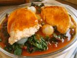 Swiss Chard and Turkey Au Gratin
