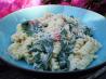 Florentine Pasta Toss. Recipe by Jesse and Eliza's Mom