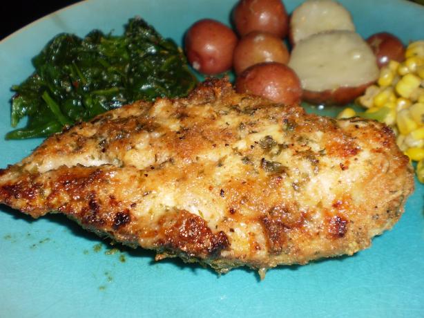 Oven Baked Parmesan-Romano Chicken. Photo by breezermom