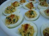 No Mayo Stuffed Eggs