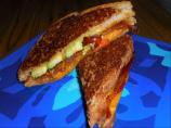 Grilled Cheddar, Bacon, and Avocado Sandwiches