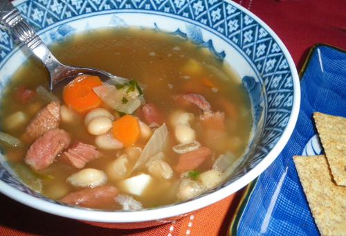 Navy Bean (Ham and Bean) Soup. Photo by Bergy