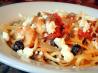 Greek Style Pasta With Shrimp and Feta