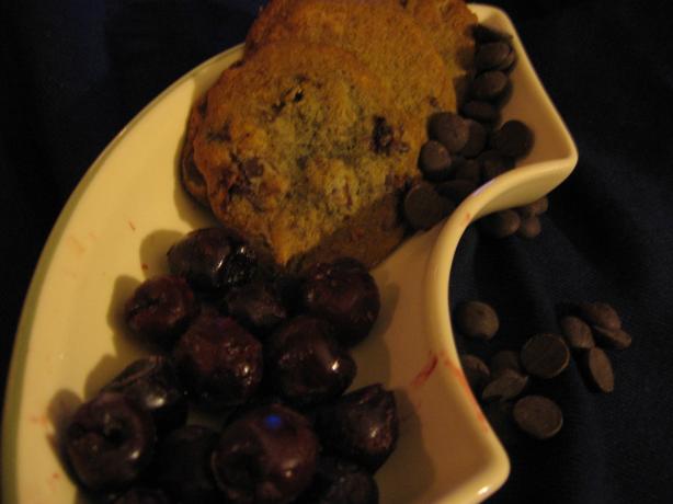 Black Forest Chocolate Chip & Cherry Cookies. Photo by Oenophilly