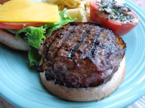 Special Bacon Wrapped Burgers. Photo by loof