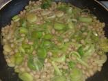 Leek and Bean Side Dish