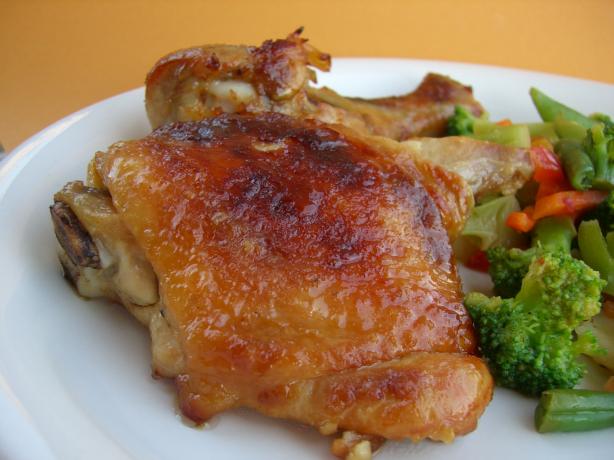 Honey Ginger Roasted Chicken. Photo by Chef*Lee