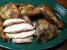 Nutmeg Chicken Under a Cast-Iron Skillet. Recipe by Love to Eat!!