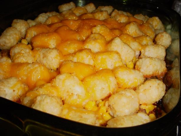 Mexican Tater Tot Casserole. Photo by True Texas