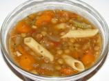 Lentil Noodle Soup. Photo by Kendra's Kitchen