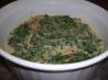 Creamed Spinach. Recipe by Elle Meyer