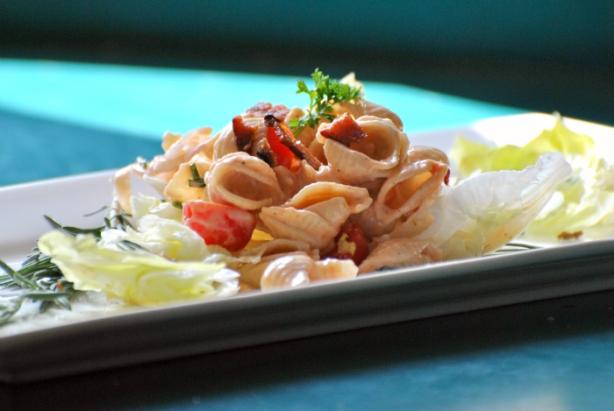 Best BLT Pasta Salad. Photo by Andi of Longmeadow Farm