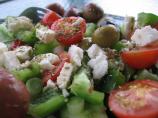 Greek Village Salad for One. Photo by Dreamer in Ontario