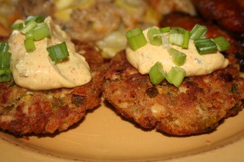 Chicken Cakes With Remoulade Sauce (Quick & Easy!). Photo by ~Nimz~