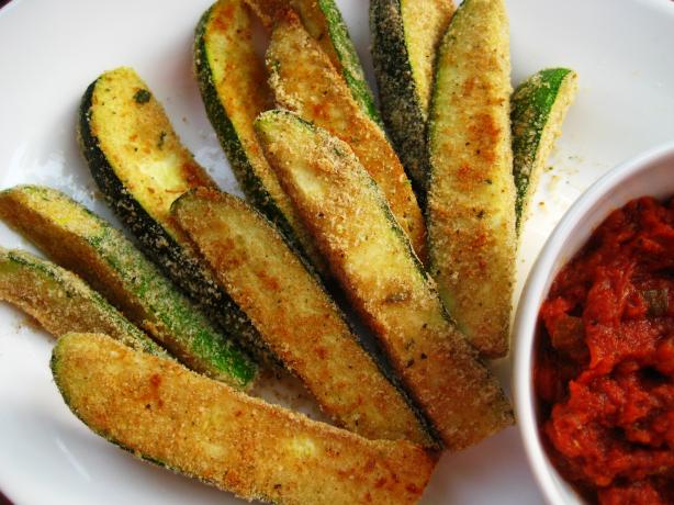 Oven-Fried Zucchini Sticks. Photo by gailanng