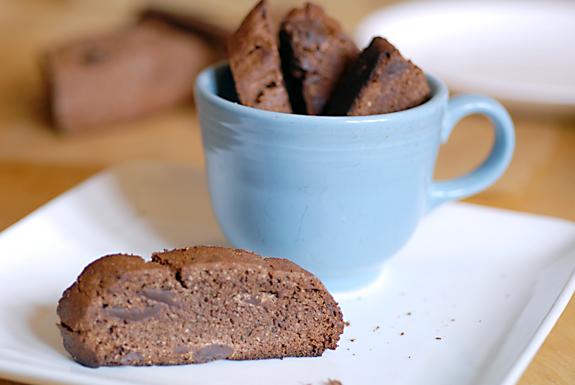 Double Chocolate Mocha Biscotti. Photo by Elana's Pantry