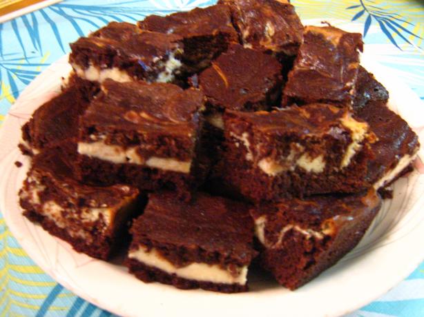 Cream Cheese Brownies!. Photo by Nimmireth