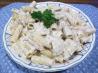 Pasta With Chicken in a Light White Wine and Fresh Herb Sauce