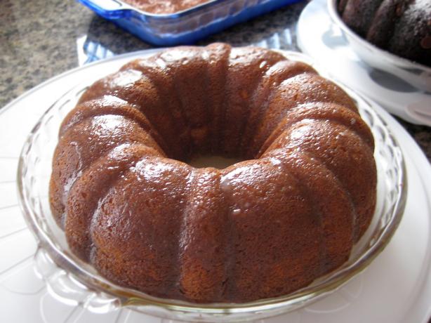 Golden Bacardi Rum Cake. Photo by wallbounce