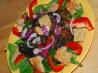 Warm Mushroom & Wilted Spinach Salad