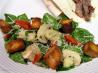Warm Mushroom & Wilted Spinach Salad