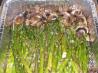 Roasted Asparagus & Mushrooms. Recipe by Lainey6605
