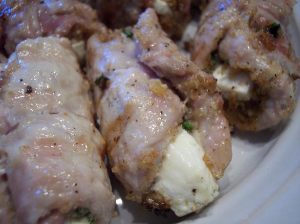 Pork Scalopine With Feta and Pine Nuts. Photo by Nif