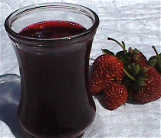Strawberry syrup. Photo by CoffeeMom