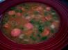 Hot Dog and Baked Bean Soup. Recipe by Lorraine of AZ
