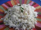 Mint-Cilantro and Coconut Rice